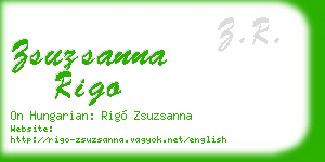 zsuzsanna rigo business card